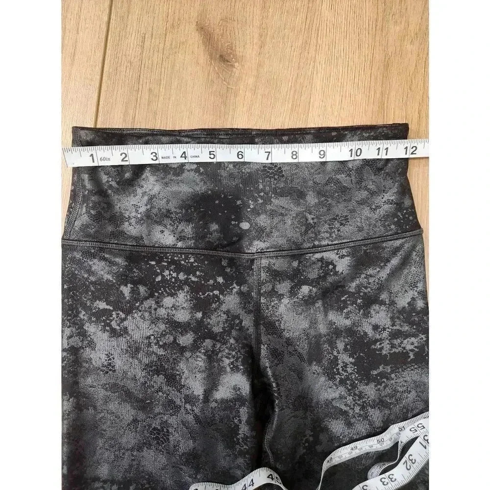Athleta Elation Misty Lace Tights Leggings Size XS Dark Gray - Picture 5 of 7